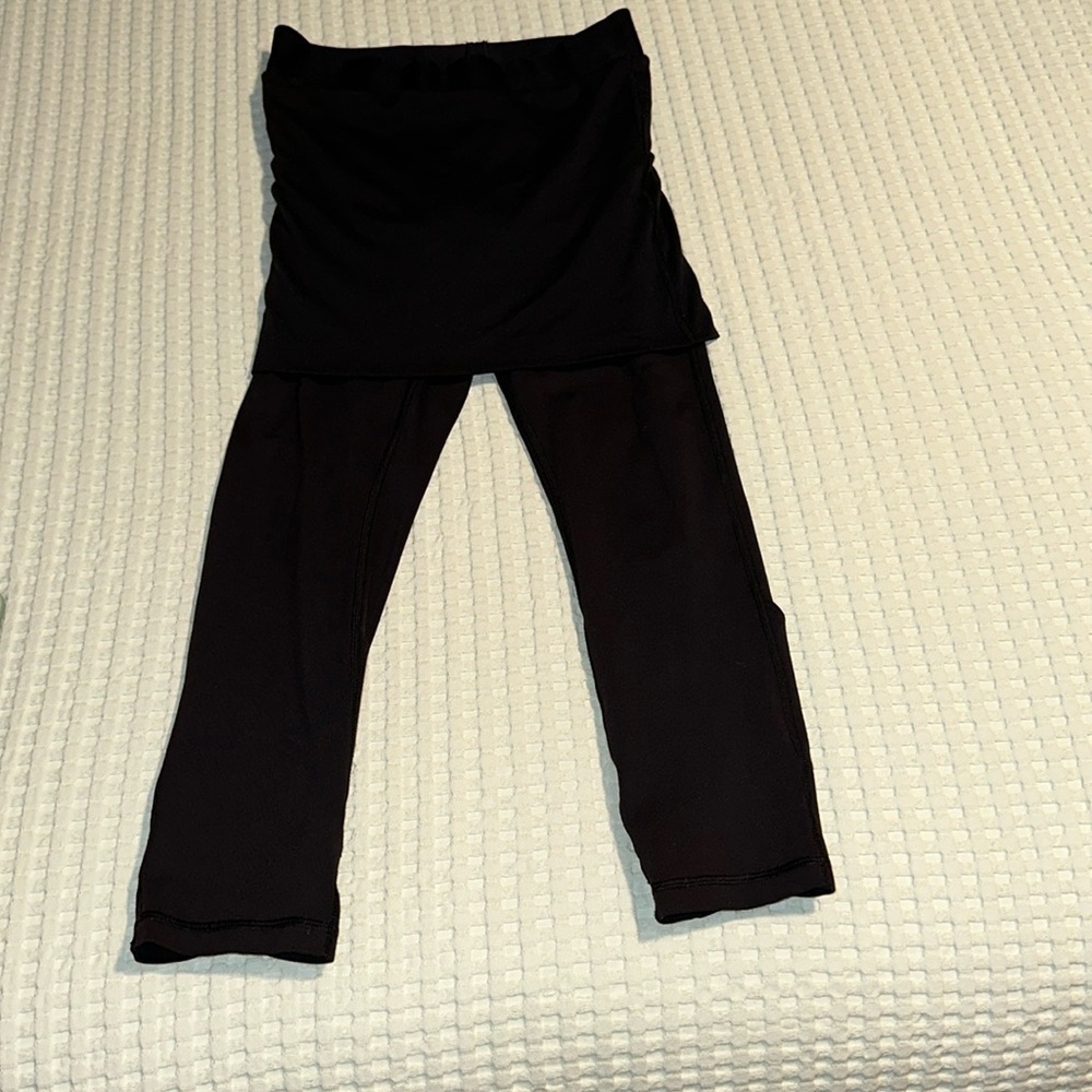 Lululemon Wunder Under, Special Edition Black Romper/Leggings